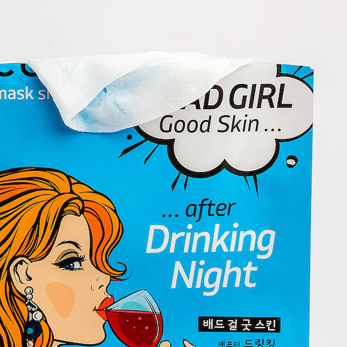 CONSLY Маска тканевая после вечеринки Bad Girl Good Skin 23 #1