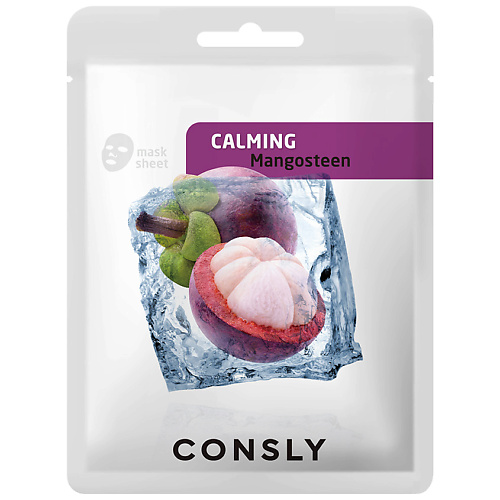 CONSLY Маска тканевая успокаивающая с экстрактом мангостина Soothing Cloth Mask With Mangosteen 20 #1