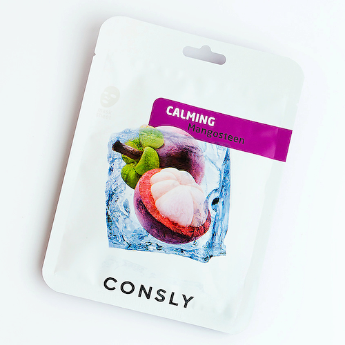 CONSLY Маска тканевая успокаивающая с экстрактом мангостина Soothing Cloth Mask With Mangosteen 20 #1