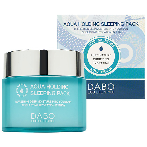DABO Маска для лица увлажняющая ночная с коллагеном и ледниковой водой Aqua Hoding Sleeping Pack 80 #1