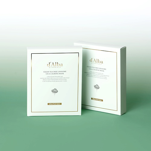 D`ALBA Маска для лица Clean Tea Tree Liposome Cica Calming Mask 125 #1
