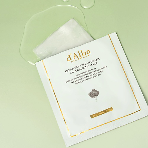 D`ALBA Маска для лица Clean Tea Tree Liposome Cica Calming Mask 25 #1