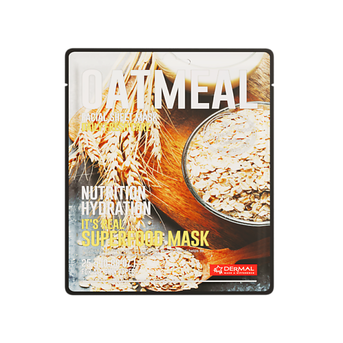 DERMAL Superfood Маска для лица с овсяными отрубями 25 #1