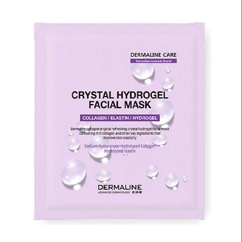 DERMALINE Маска для лица CRYSTAL HYDROGEL FACIAL MASK 32 #1