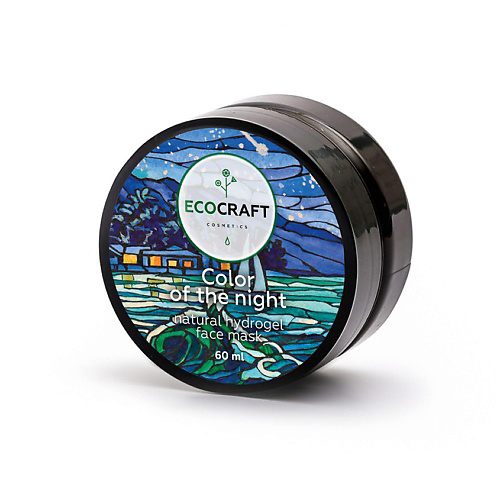 ECOCRAFT Маска гидрогелевая для лица Цвет ночи Color of the Night Natural Hydrogel Face Mask 60 #1