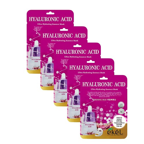 EKEL Ultra Hydrating Essence Mask Hyaluronic Acid Тканевая маска с гиалуроновой кислотой #1