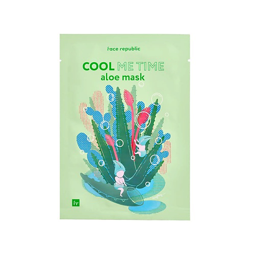 FACE REPUBLIC Маска для лица охлаждающая с алоэ Cool me time aloe mask 23 #1