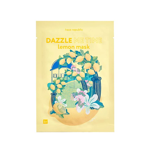 FACE REPUBLIC Маска для лица придающая сияние с экстрактом лимона Dazzle me time lemon mask 23 #1