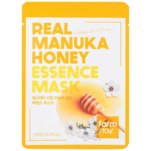 FARMSTAY Маска для лица тканевая с экстрактом мёда Real Manuka Honey Essence Mask 23 #1