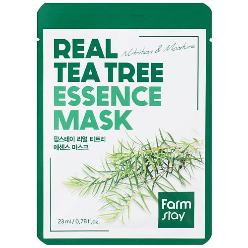 FARMSTAY Маска для лица тканевая с экстрактом чайного дерева Real Tea Tree Essence Mask 23 #1