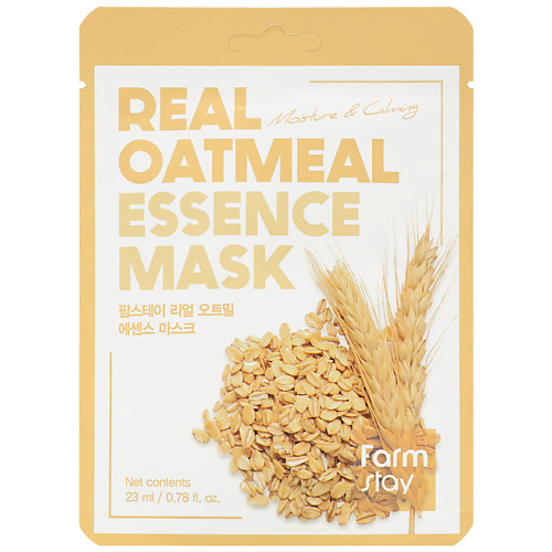 FARMSTAY Маска для лица тканевая с экстрактом овса Real Oatmeal Essence Mask 23 #1