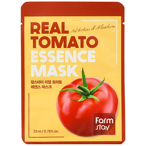 FARMSTAY Маска для лица тканевая с экстрактом томата Real Tomato Essence Mask 23 #1