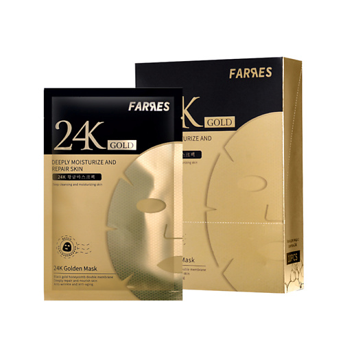 FARRES Маска для лица "24K GOLD" 30 #1