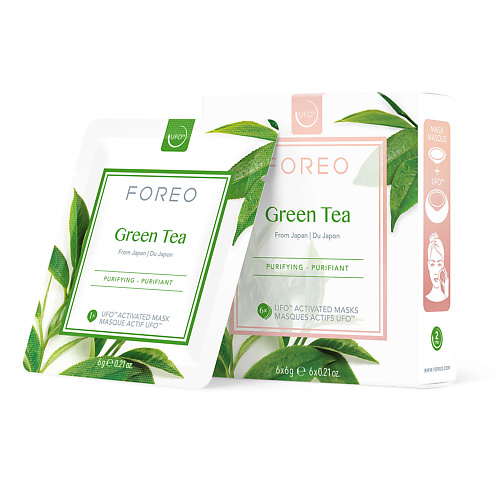 FOREO Очищающая маска для лица Green Tea для UFO 6 #1