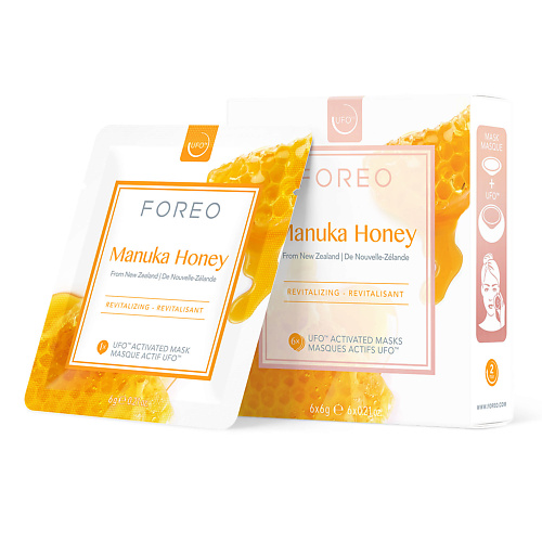 FOREO Омолаживающая маска для лица Manuka Honey для UFO/UFO mini 6 #1