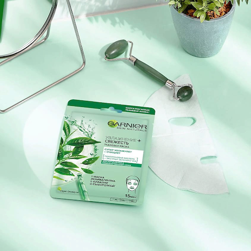 GARNIER Тканевая маска для нормальной и комбинированной кожи "Увлажнение + Свежесть" Skin Naturals 32 #1
