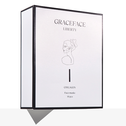 GRACE FACE Набор увлажняющих тканевых масок для лица с коллагеном и гиалуроновой кислотой #1