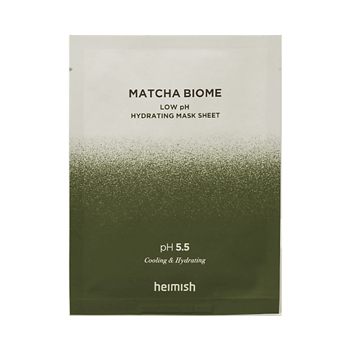 HEIMISH Увлажняющая маска с матчей и пробиотиками Heimish Matcha Biome low pH Hydrating Mask Sheet 30 #1