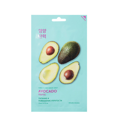 HOLIKA HOLIKA Тканевая маска для лица Pure Essence Mask Sheet Avocado 23 #1