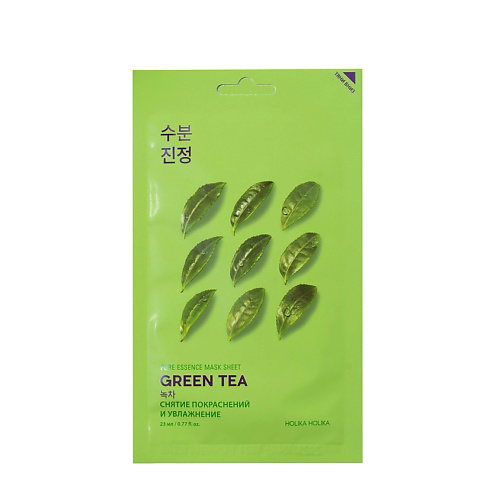 HOLIKA HOLIKA Тканевая маска для лица Pure Essence Mask Sheet Green Tea 20 #1