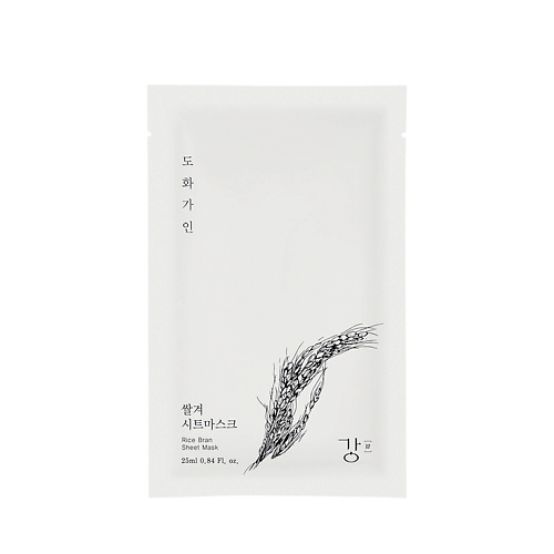 HOUSE OF DOHWA Маска для лица с рисовыми отрубями Rice Bran Sheet Mask 25 #1