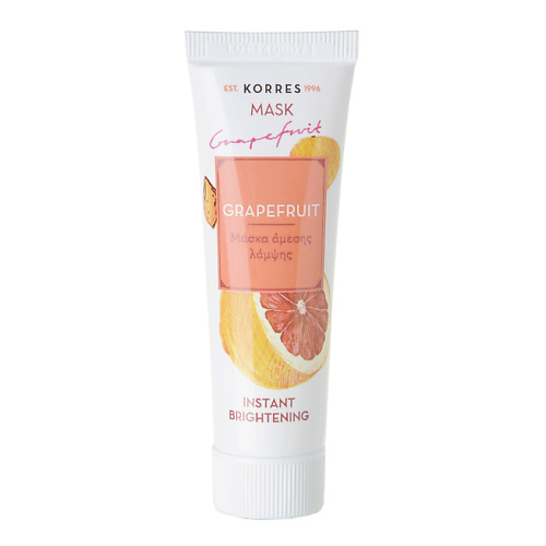 KORRES Маска для выравнивания тона лица Грейпфрут Grapefruit Mask 18 #1