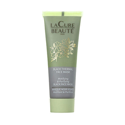 LA CURE BEAUTE Очищающая и матирующая маска с глиной Black Thermal Face Mask 50 #1