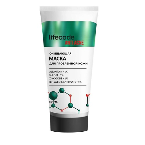 LIFECODE Маска для проблемной кожи Anti Acne для лица 50 #1