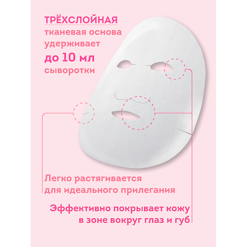LULULUN Маска для лица обновляющая и придающая сияние «Сочная вишня из Тохоку» Face Mask Cherry Tohoku #1