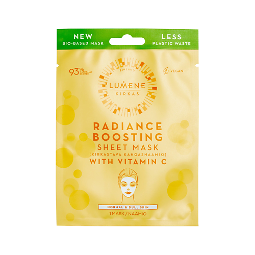 LUMENE Тканевая маска с витамином С для сияния кожи Radiance Boosting 1 #1