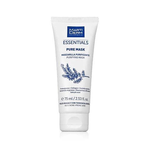MARTIDERM Очищающая маска Essentials Pure Mask 75 #1