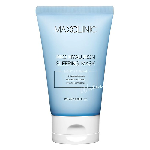 MAXCLINIC Маска для лица ночная с 11 видами гиалуроновой кислоты укрепляющая Pro Hyaluron Sleeping Mask 120 #1