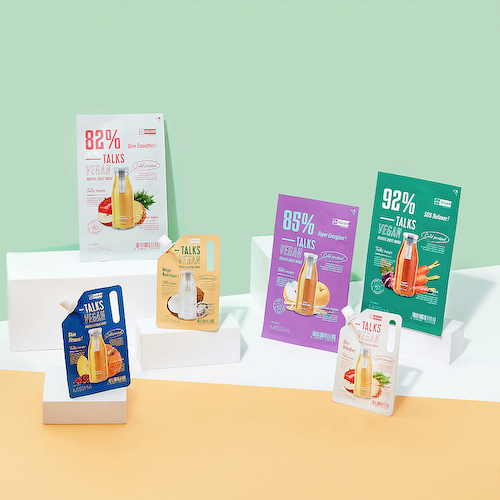 MISSHA Маска тканевая MISSHA Talks Vegan отшелушивающая смягчающая кожу с экстрактами яблока и ананаса 27 #1