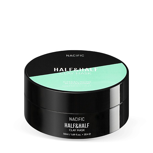 NACIFIC Маска для лица очищающая и успокаивающая 2 в 1 Half & Half Clay Mask 100 #1