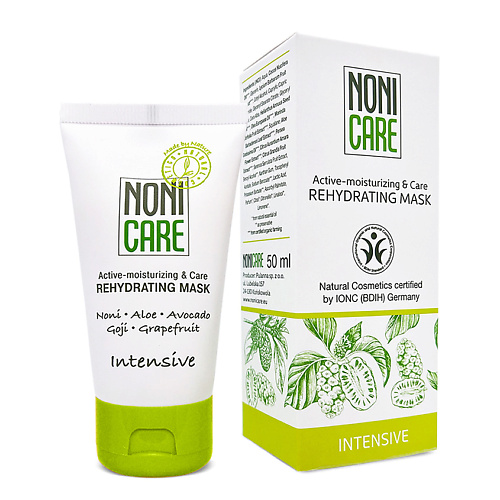 NONICARE Увлажняющая маска для лица с алоэ, ягодами годжи, соком нони 50 #1