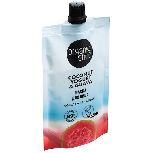 ORGANIC SHOP Маска для лица "Омолаживающая" Coconut yogurt 100 #1