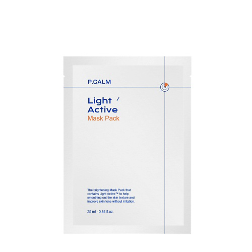 P.CALM Маска для лица Light Active Mask Pack тканевая 1 #1