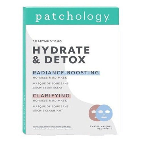 PATCHOLOGY Маски для лица Smart Mud Duo Detox + Hydrate 16 #1