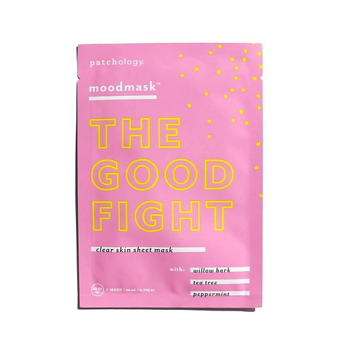 PATCHOLOGY Тканевая маска против несовершенств Moodmask The Good Fight Clear Skin 20 #1