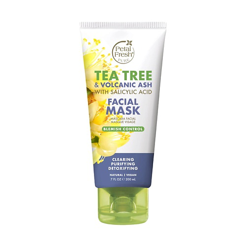 PETAL FRESH Маска против несовершенств кожи лица с экстрактом чайного дерева и вулканическим пеплом 200 #1