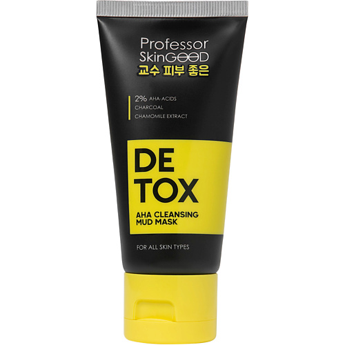 PROFESSOR SKINGOOD Глиняная маска для лица с фруктовыми кислотами Detox Aha Cleansing Mud Mask 50 #1