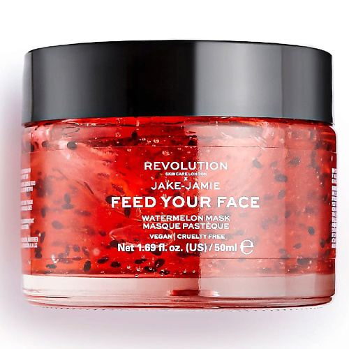 REVOLUTION SKINCARE Маска для лица увлажняющая Арбуз 50 #1