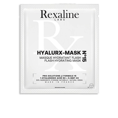 REXALINE Увлажняющая тканевая маска для лица HYALURX-Mask 20 #1