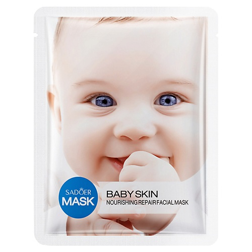 SADOER Маска для лица Baby Skin питательная тканевая 25 #1