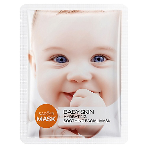 SADOER Маска для лица Baby Skin успокаивающая тканевая 25 #1