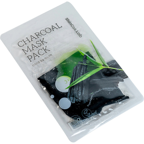 SHINCOS.LAB Тканевая маска с древесным углем Charcoal Mask Pack 27 #1
