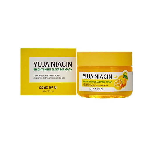 SOME BY MI Маска для лица ночная с экстрактом юдзу Yuja Niacin 60 #1