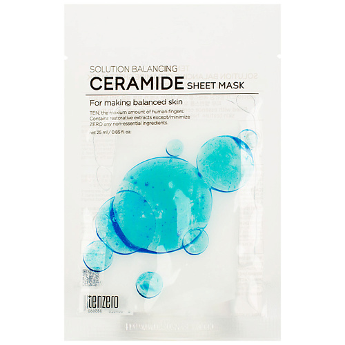 TENZERO Маска для лица тканевая с керамидами Ceramide Sheet Mask 25 #1