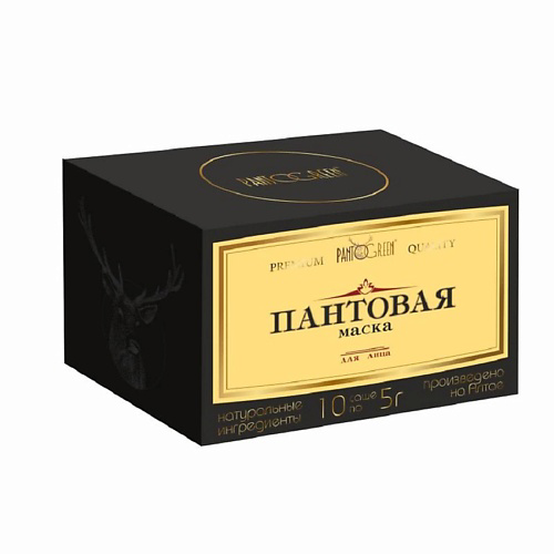 ЗЕЛЕНЫЙ АЛТАЙ Маска для лица с водным экстрактом пантов алтайского марала #1