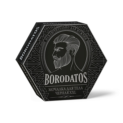 BORODATOS Мочалка для тела черная XXL «Borodatos» #1